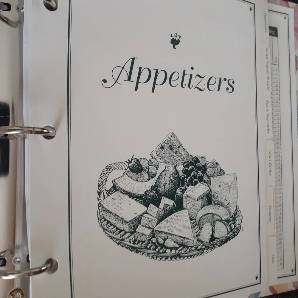 Hard Covered Recipe Book